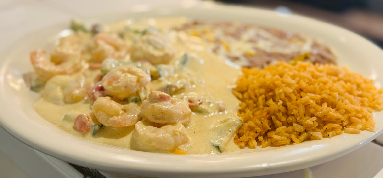 Camarones a la Crema