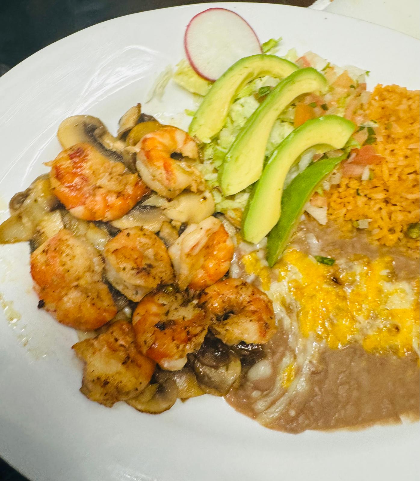 Camarones a La Plancha