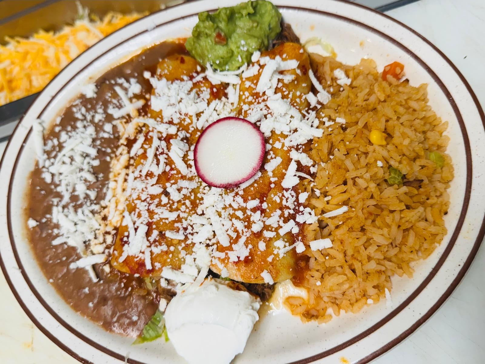 2 Enchiladas Rancheras